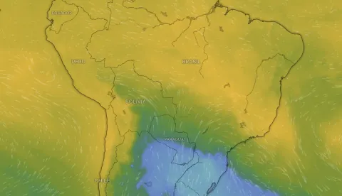Onda de calor será superada por nova frente fria