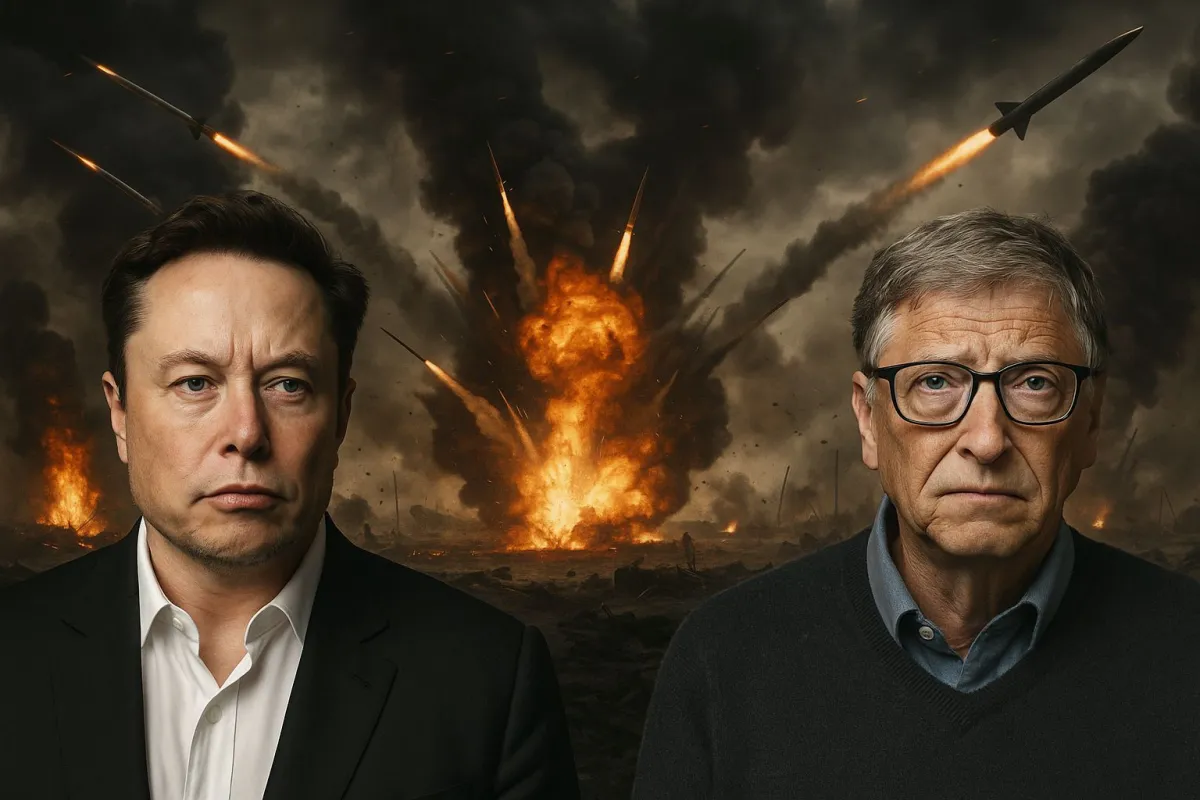 Os planos perturbadores de Musk e Gates caso uma guerra mund