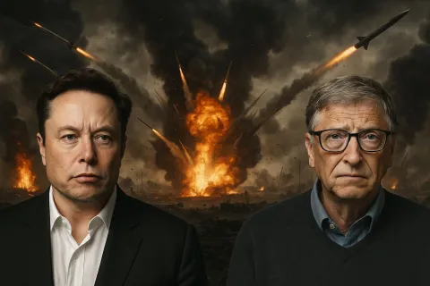 Os planos perturbadores de Musk e Gates caso uma guerra mund