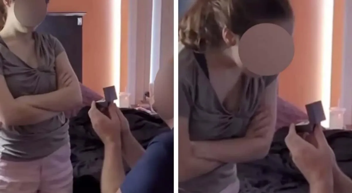 Pai ‘propõe’ à sua filha de 20 anos com anel de pureza e ger