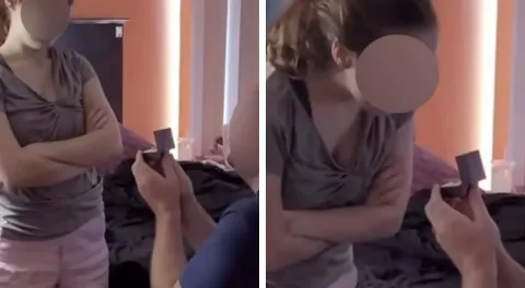 Pai ‘propõe’ à sua filha de 20 anos com anel de pureza e ger