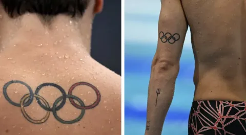 Paralímpicos com tatuagem dos anéis olímpicos podem ser bani