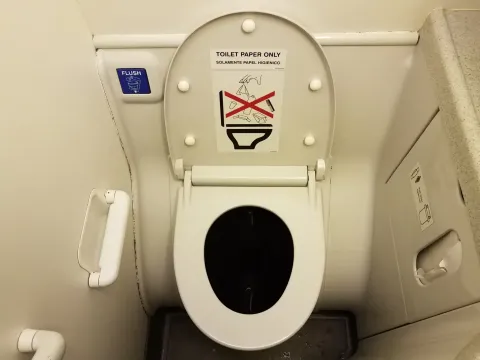 Passageiro preso no banheiro de avião durante voo na Índia