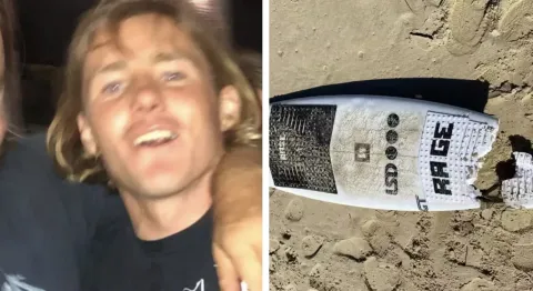 Perna de surfista chega à costa após ataque de tubarão
