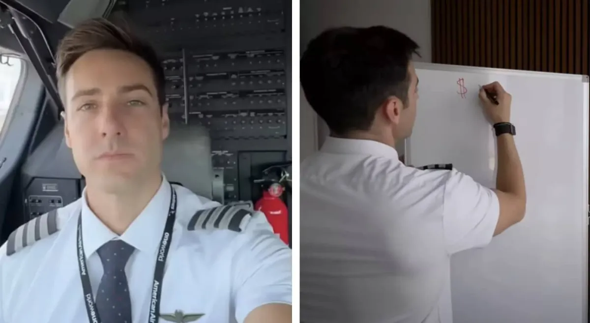 Piloto de grande companhia aérea revela valor impressionante