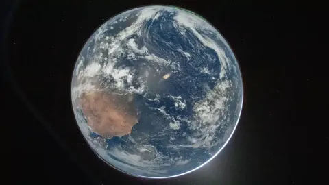 Por que a nova foto da Terra da Artemis II tem uma grande di