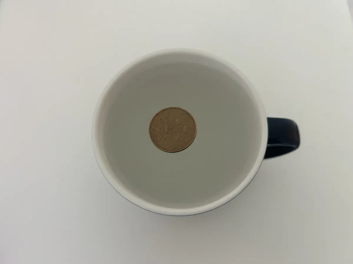 Por que as pessoas estão colocando um copo de gelo com uma m