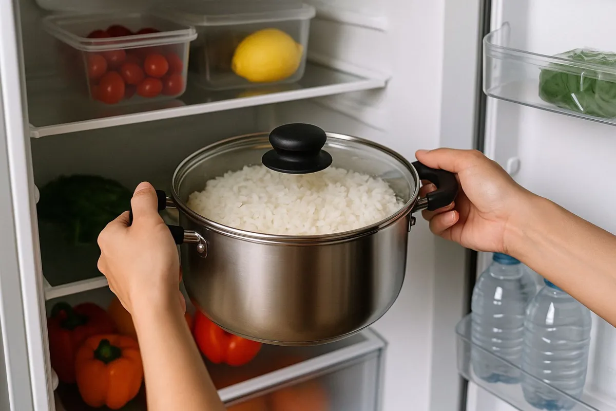 Por que é melhor colocar a comida na geladeira sem esperar q