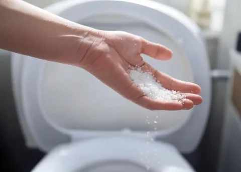 Por que jogar sal grosso no vaso sanitário e para que serve