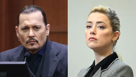 Por que Johnny Depp não olhou para Amber Heard nenhuma vez d