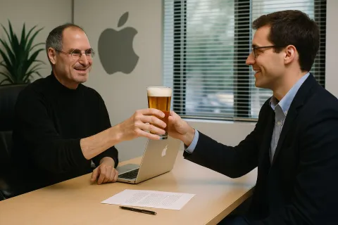 Por que Steve Jobs usava um ‘teste da cerveja’ ao entrevista