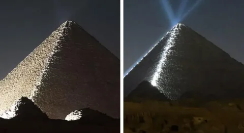 Radar detecta fenômenos misteriosos sobre as Pirâmides de Gizé que podem impactar satélites