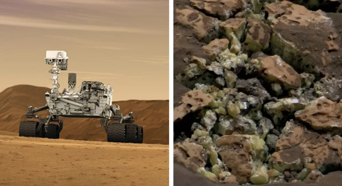 Rover de Marte descobriu por acidente uma substância extraor
