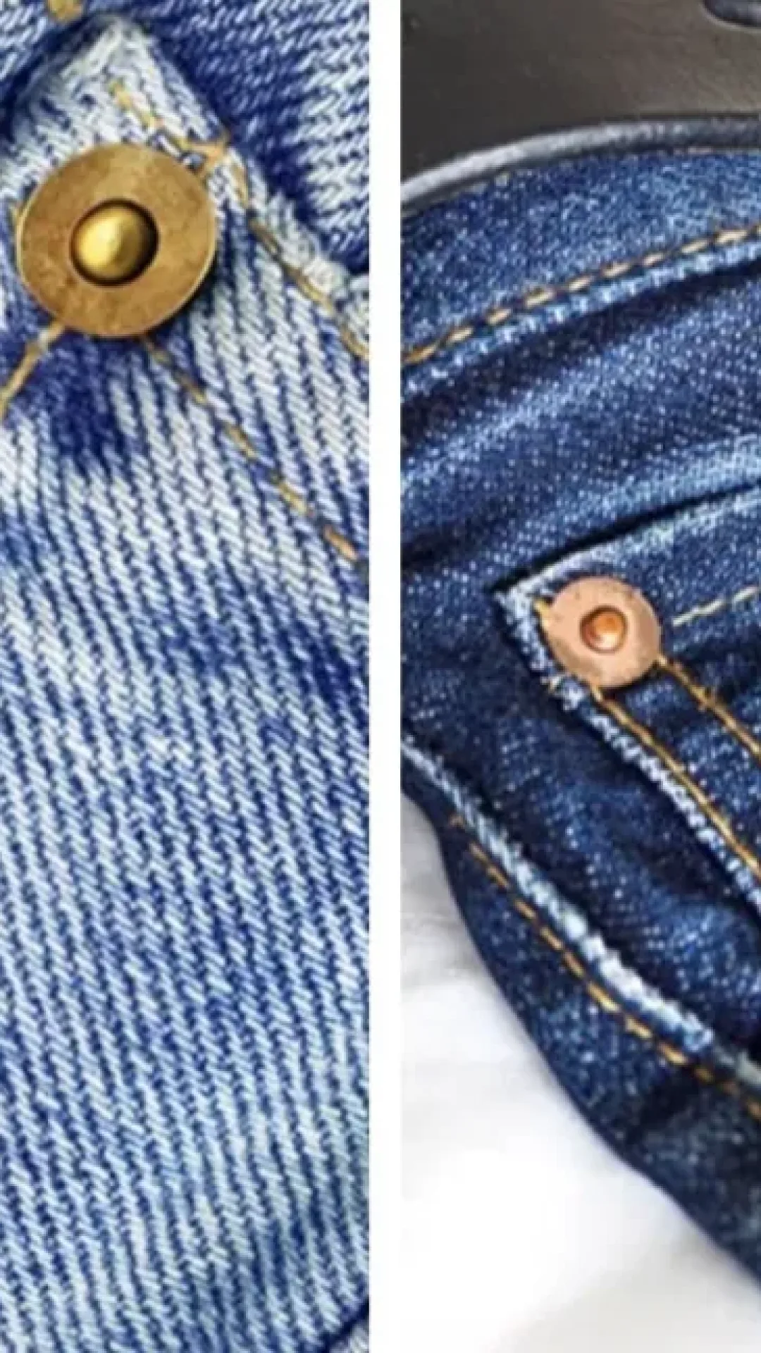 As pessoas estão apenas agora descobrindo para que realmente servem os rebites de metal em suas calças jeans