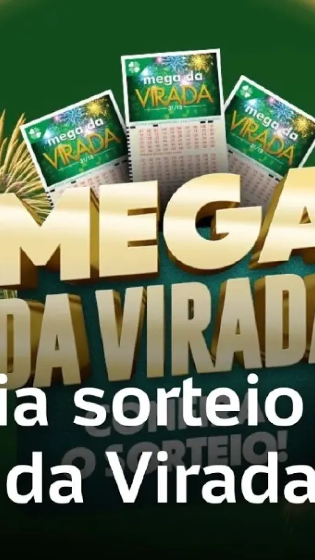 Assista AO VIVO o sorteio da Mega Sena da Virada que vai pagar mais de R$ 1 bilhão