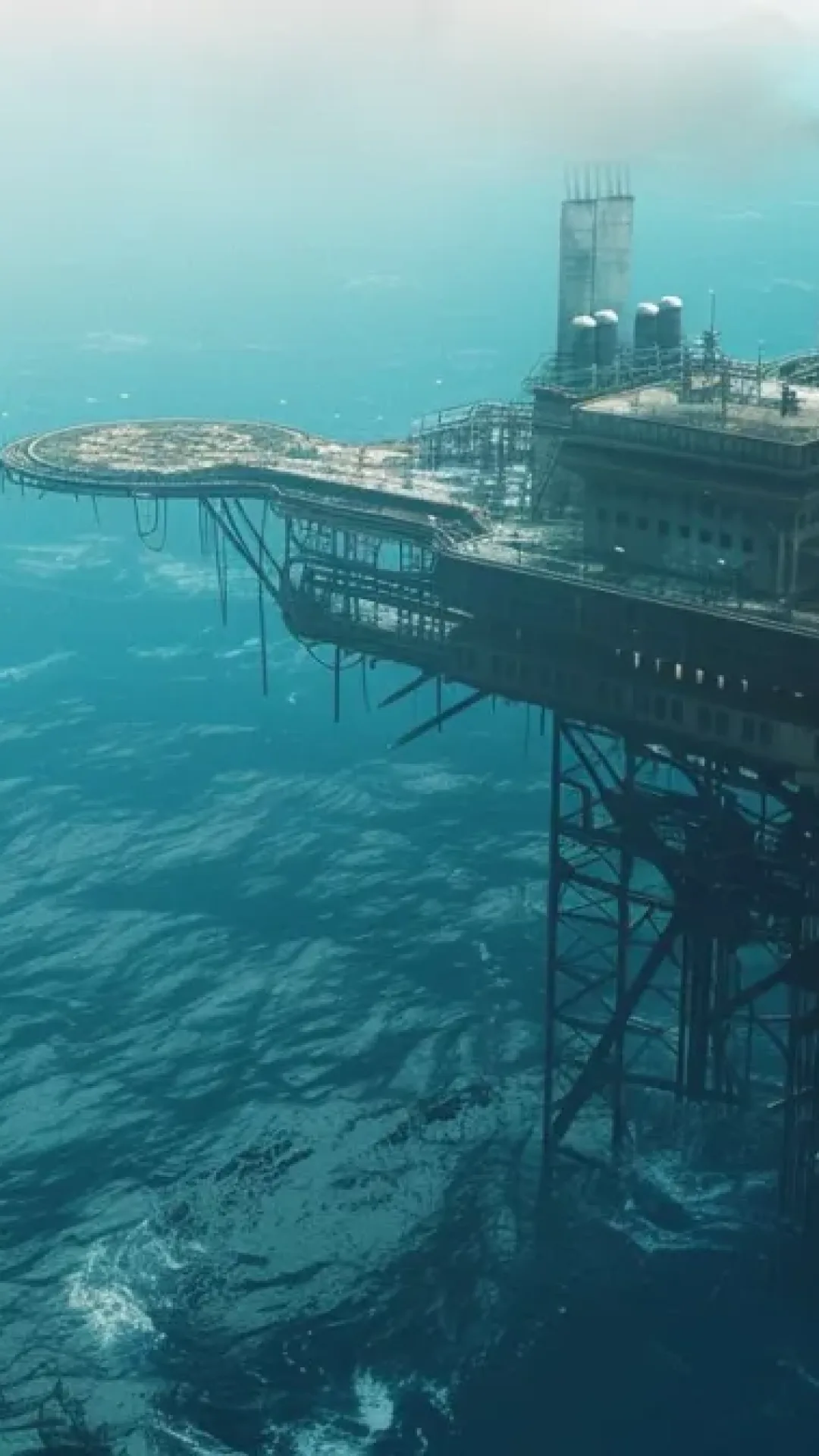 Como plataformas de petróleo são feitas no meio do mar?