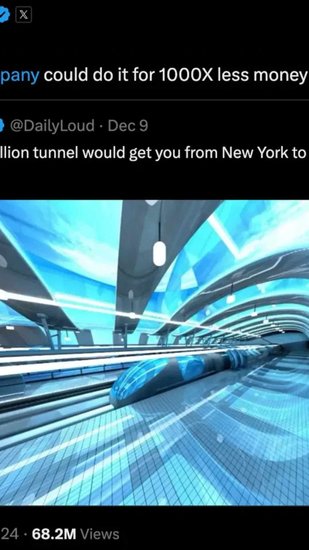 Elon Musk tem uma solução alternativa para túnel de $ 20.000.000.000.000 que levaria você de Nova York a Londres em 54 minutos