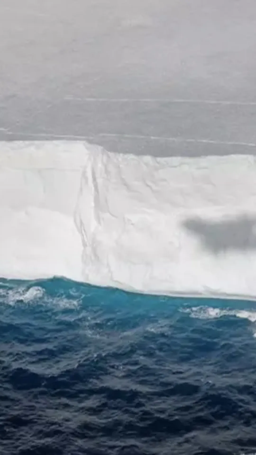 Especialistas emitem alerta de catástrofe à medida que o maior iceberg do mundo se torna visível do espaço