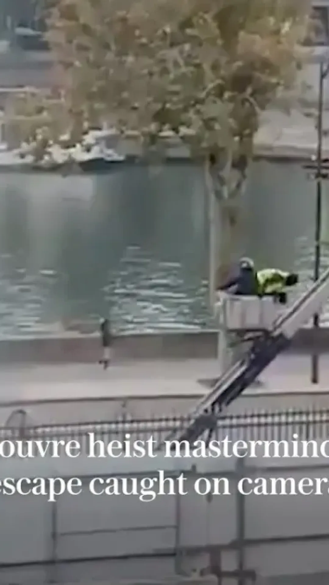 Filmagem impressionante mostra o momento em que ladrões fugiram do Museu do Louvre após roubar itens “inestimáveis”