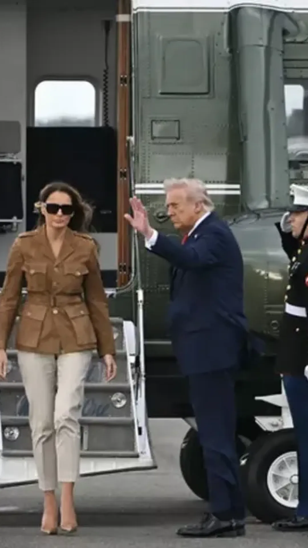 Helicóptero de Trump é forçado a fazer pouso de emergência com ele a bordo a caminho do aeroporto