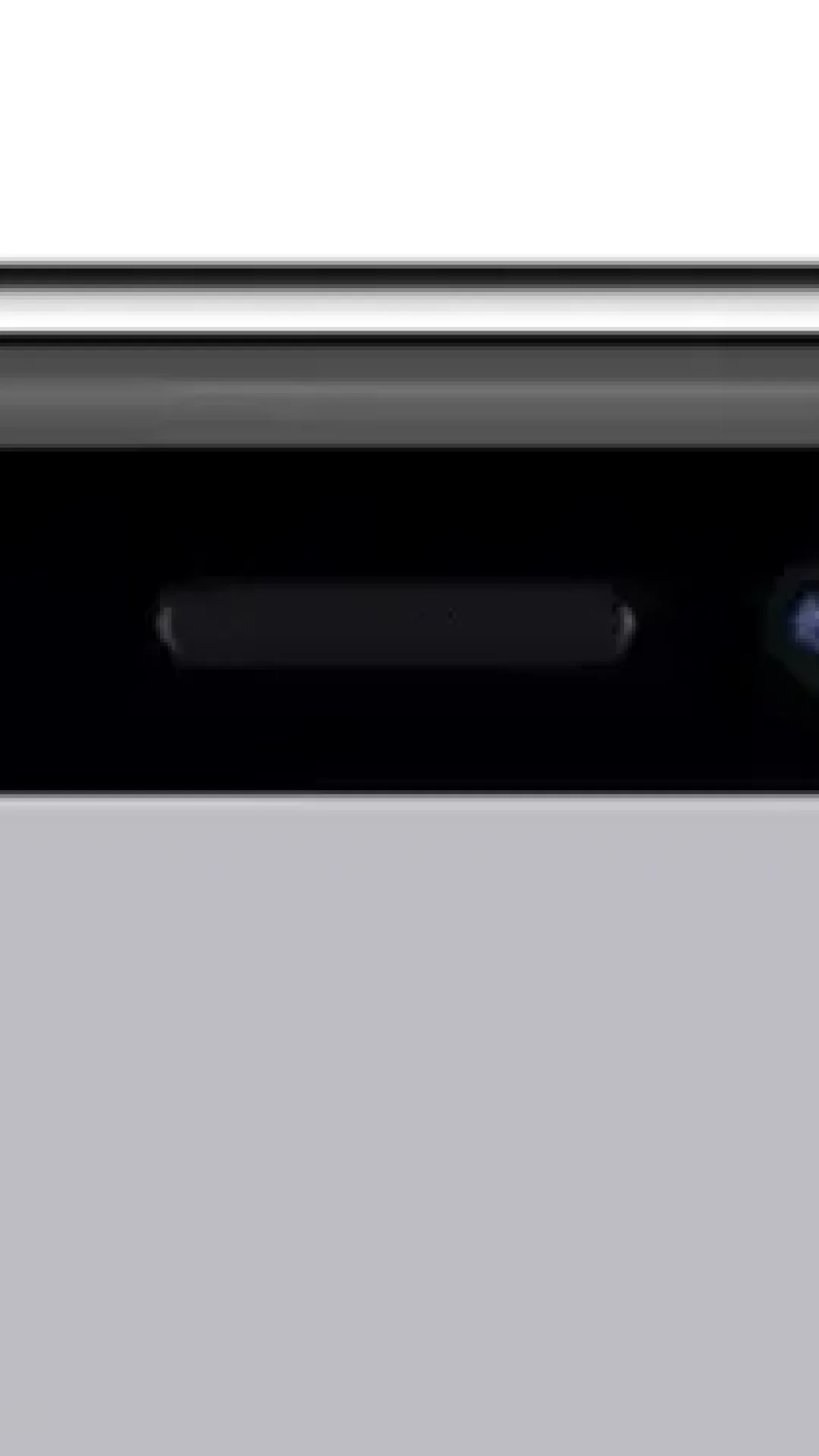 O que é o ponto laranja na parte superior da tela do iPhone?