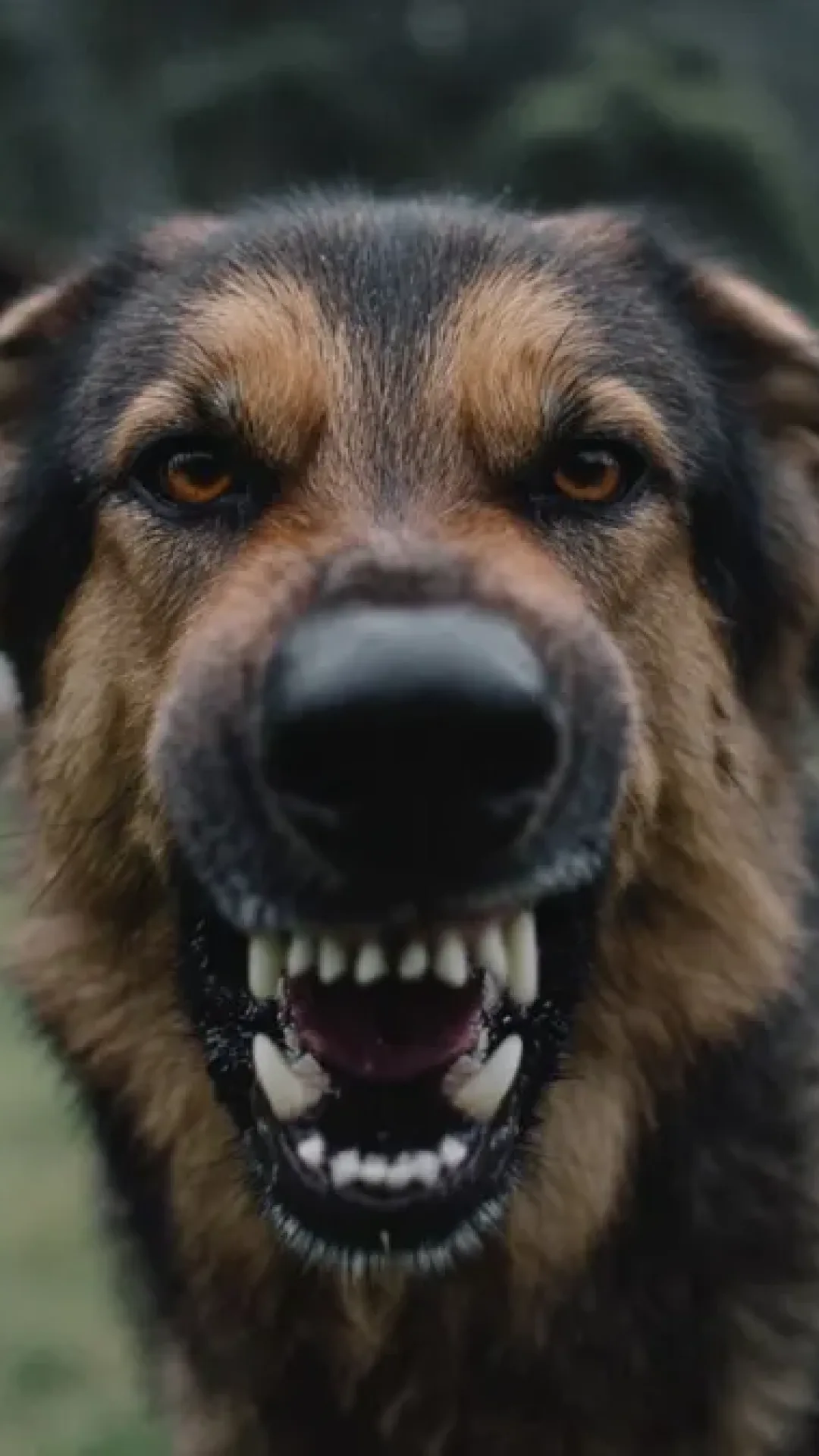 O que significa quando um cão rosna para uma pessoa?