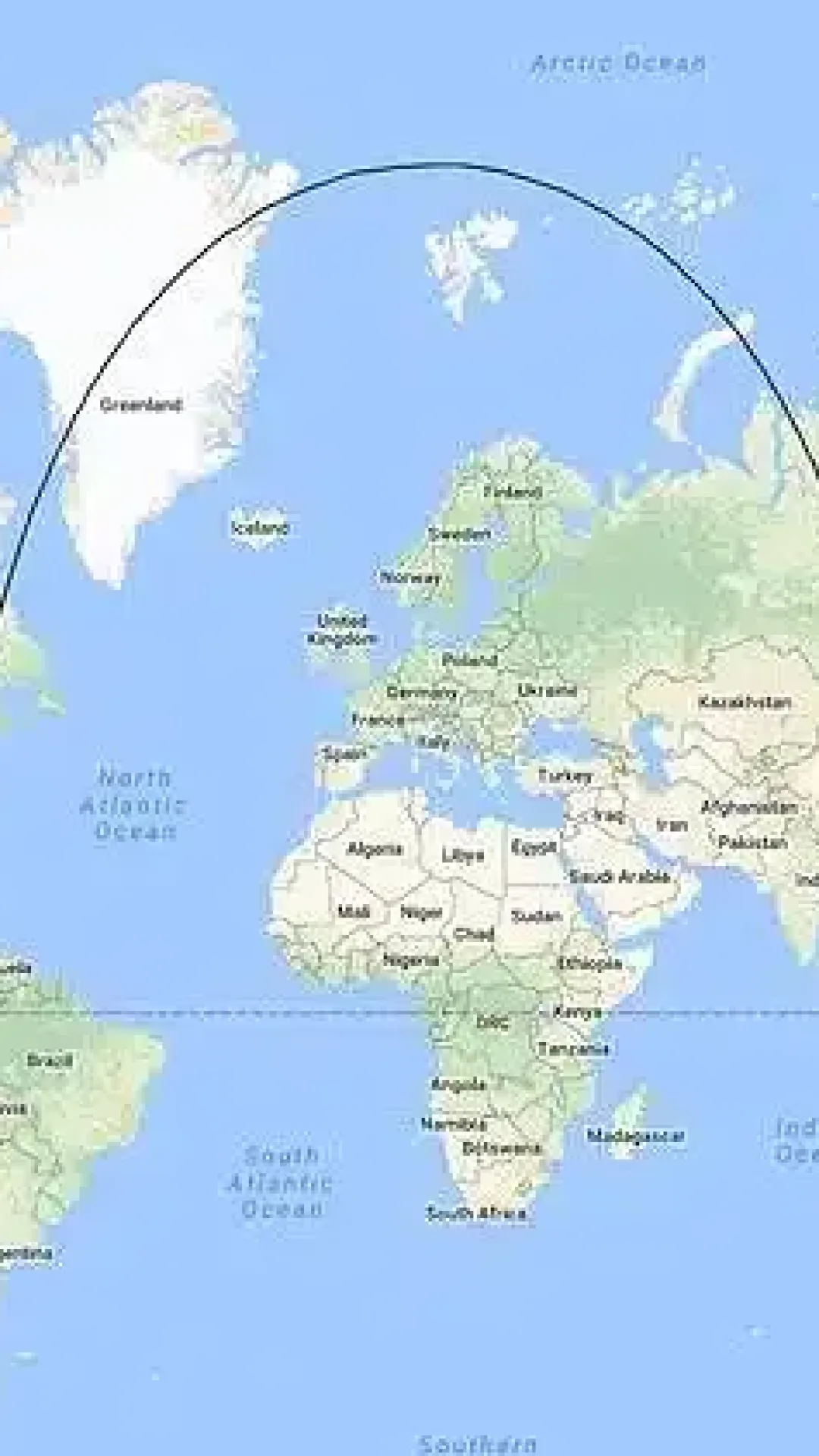 Por que a viagem mais longa do mundo não é feita em linha reta?