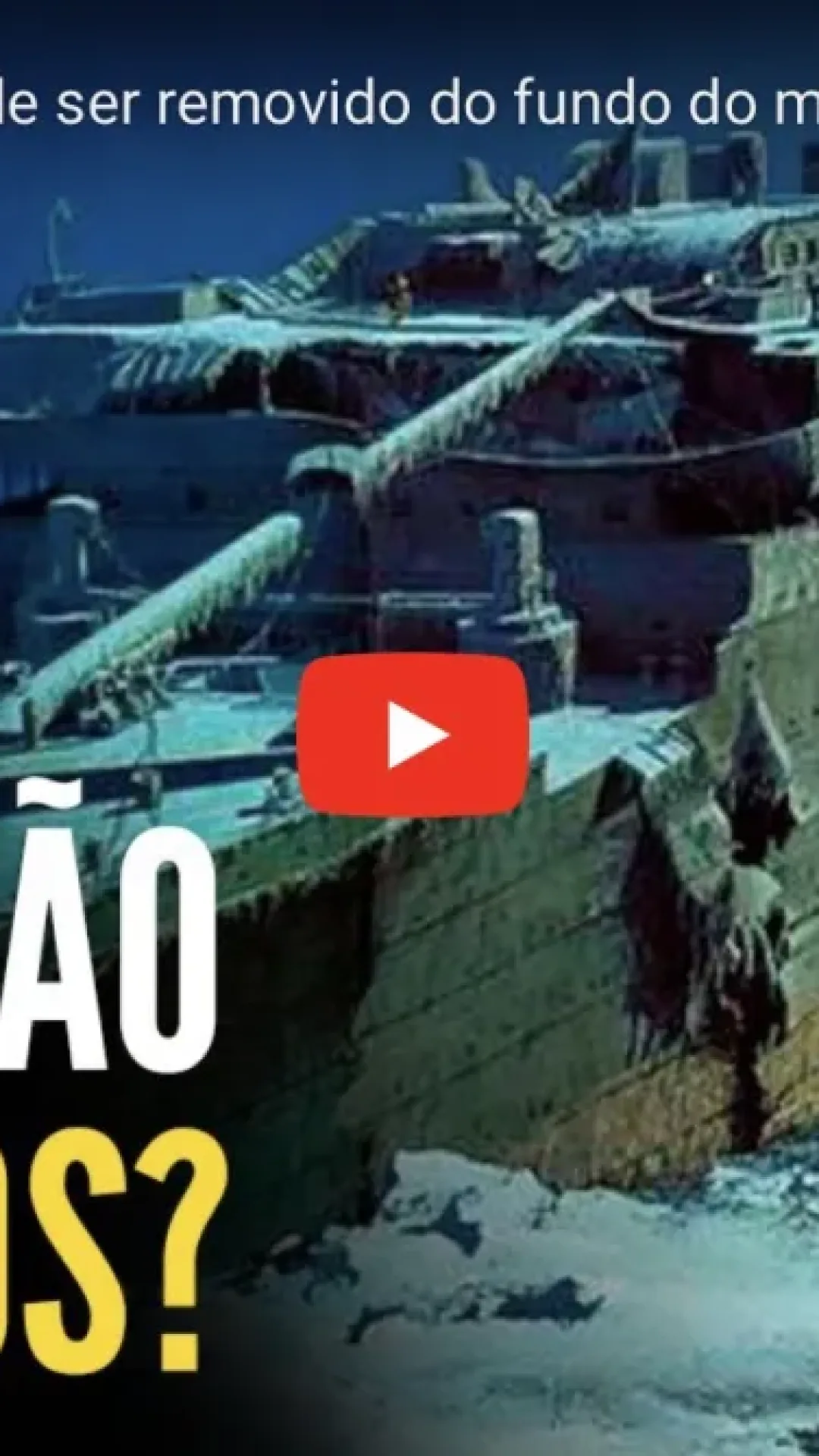 Por que ninguém jamais encontrou restos humanos dentro do Titanic?