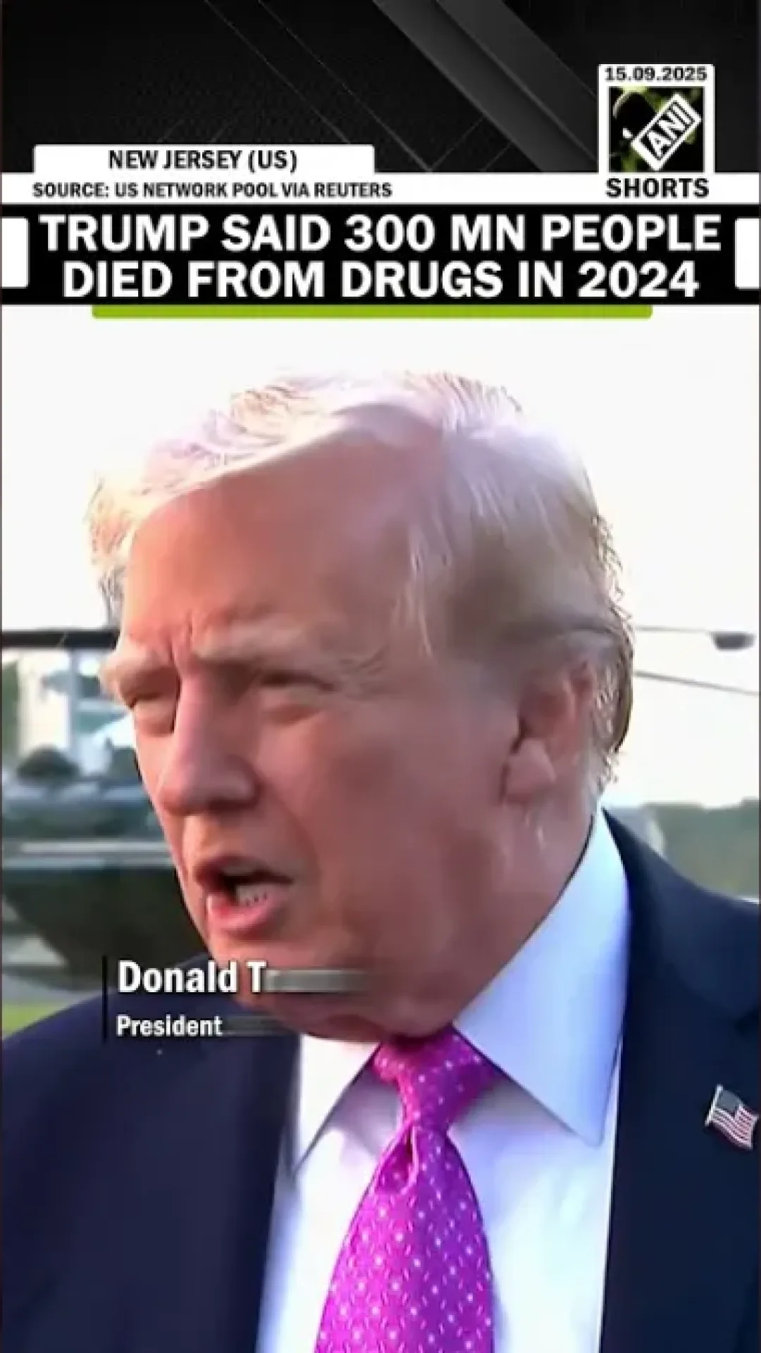 Trump deixa pessoas confusas ao afirmar que “300 milhões morreram nos EUA de overdose de drogas no ano passado”