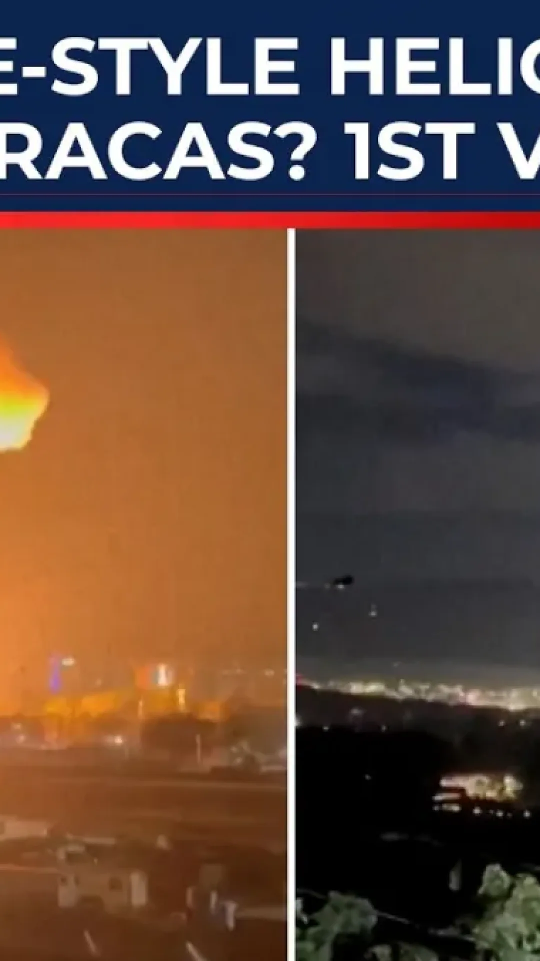 Trump lança ataques militares contra a Venezuela e captura Maduro, enquanto vídeos impressionantes mostram explosões por toda a capital