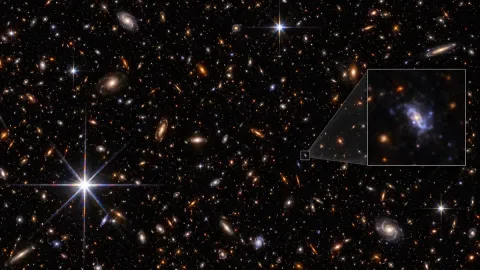 Telescópio James Webb identifica origem do sinal de rádio ma