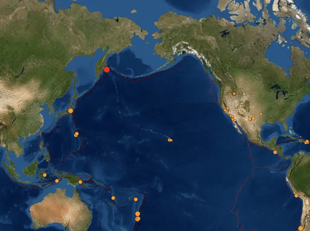 Terremoto 8.8 disparou alarmes de tsunami na América do Sul