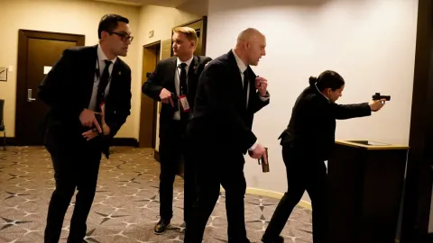 Trump compartilha imagens do atirador no Jantar dos Correspondentes da Casa Branca