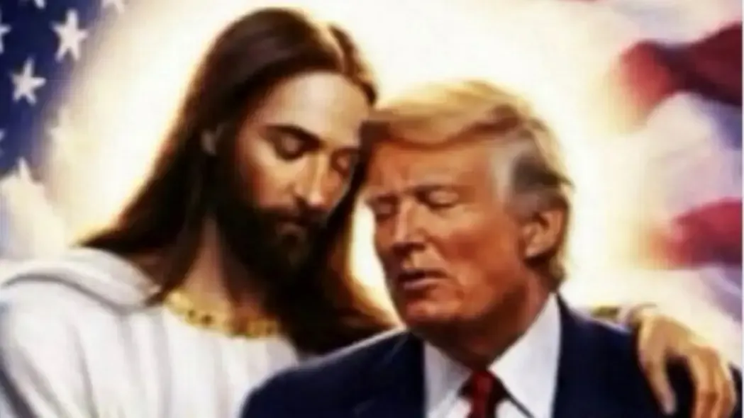 Trump compartilha segunda imagem de Jesus feita com IA dias