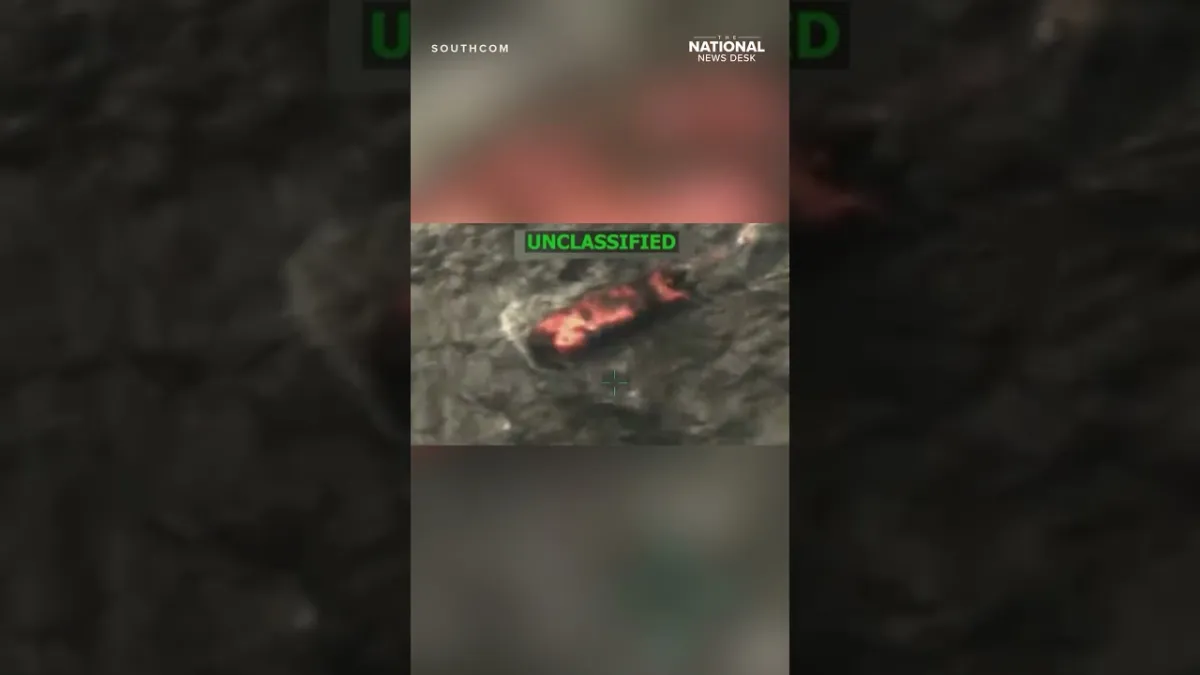 Trump divulga vídeo de novo ataque dos EUA contra barco pert
