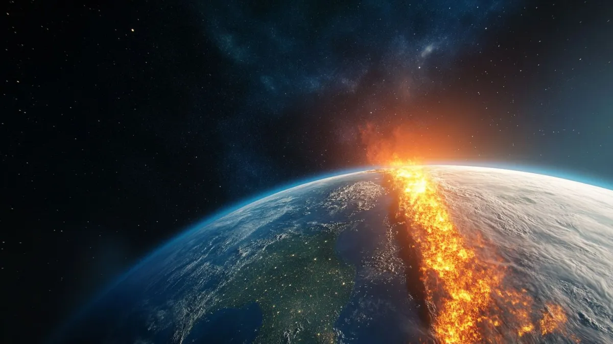 Uma nova pesquisa revelou que a Terra está se partindo em du