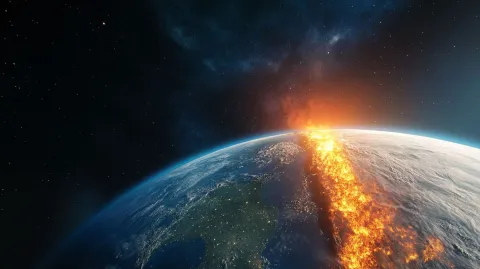 Uma nova pesquisa revelou que a Terra está se partindo em du