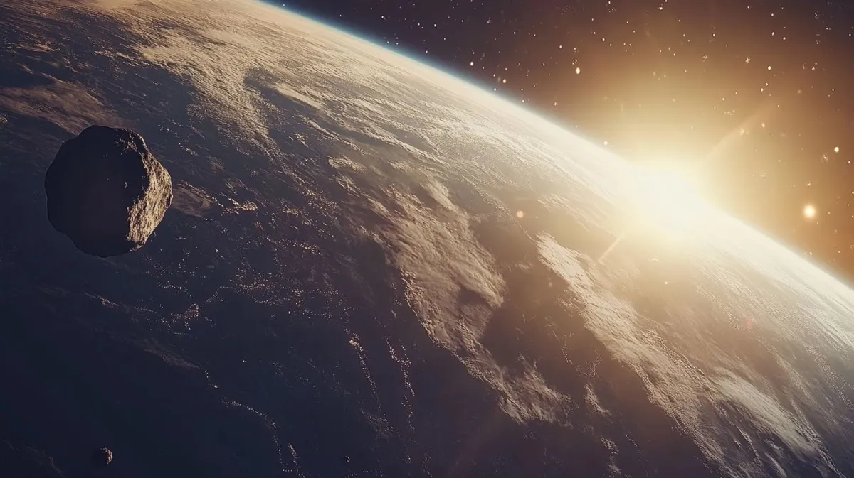 Vídeo captura momento incrível em que asteroide colide com a