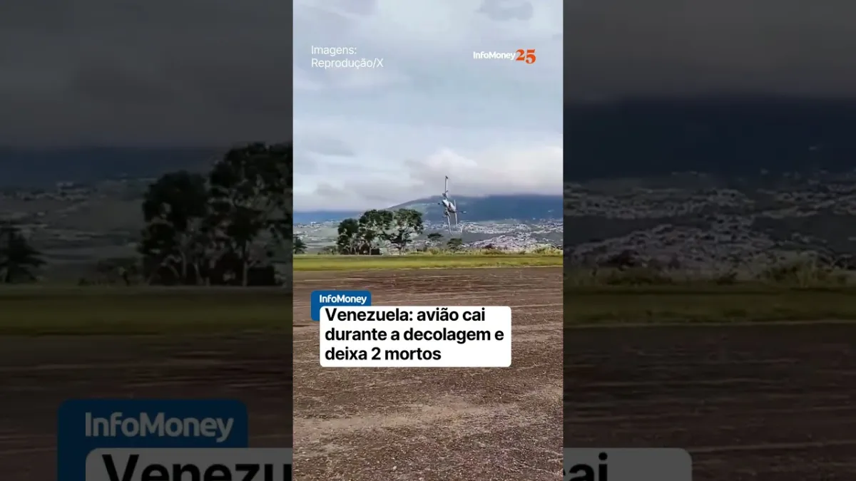 Vídeo chocante mostra avião caindo e explodindo durante deco