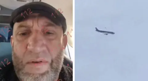 Vídeo comovente mostra passageiro enviando a ‘última mensage