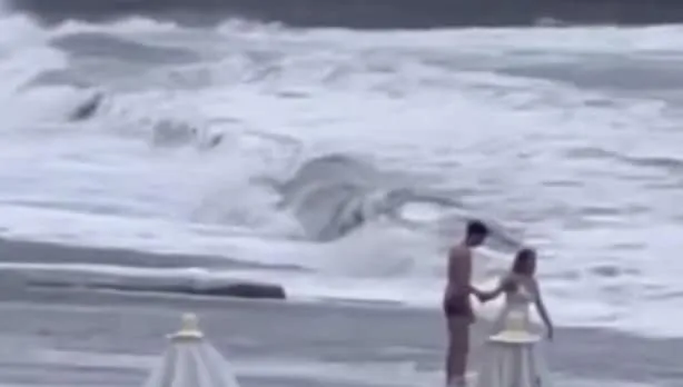 Vídeo trágico mostra os momentos finais de mulher antes de s