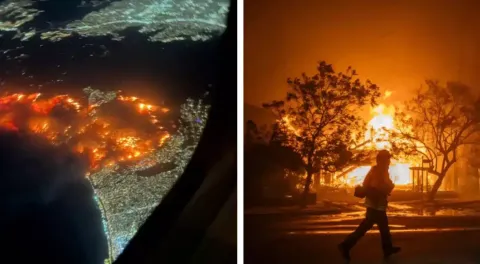 Vídeos apocalípticos mostram a escala dos incêndios floresta